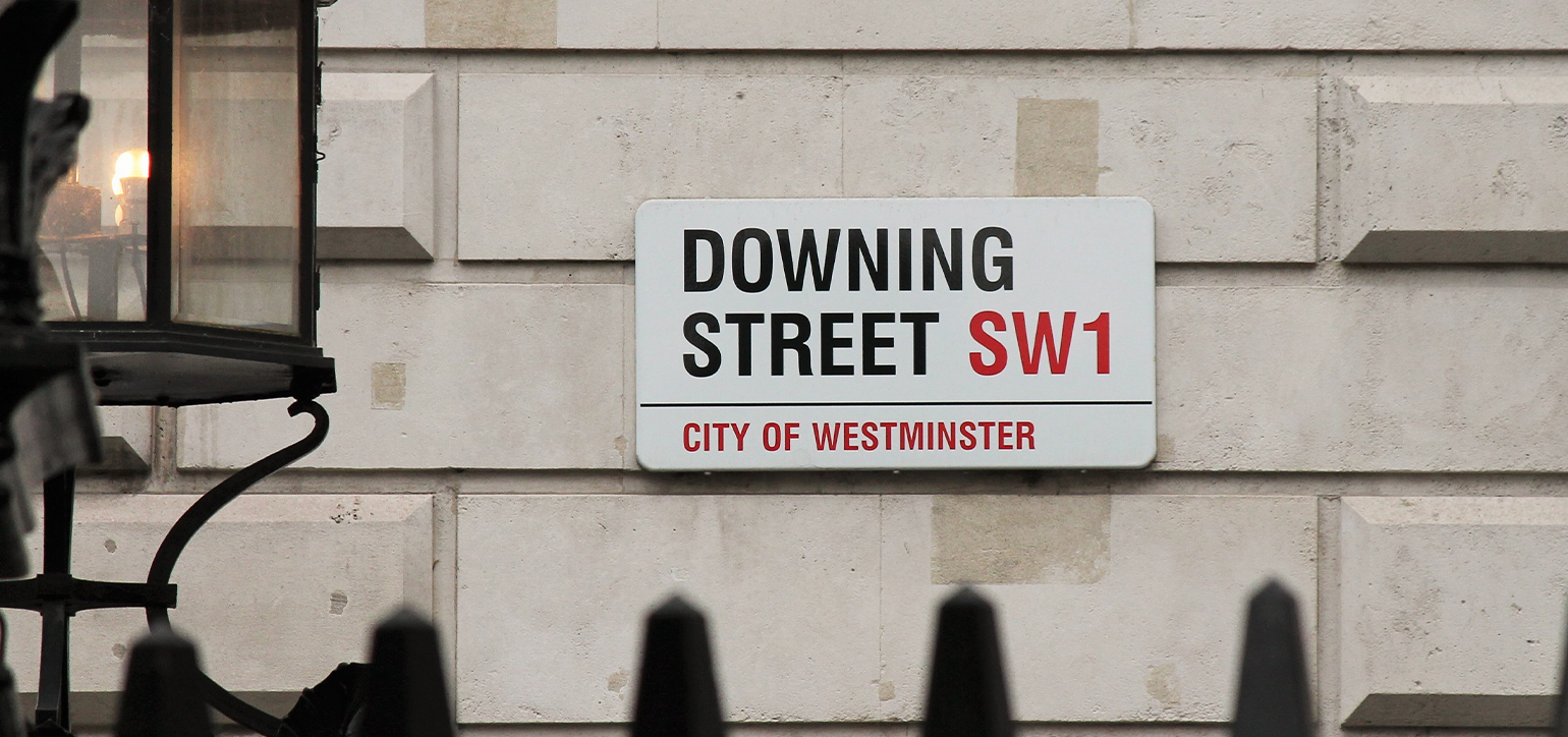 Street sign for Downing Street